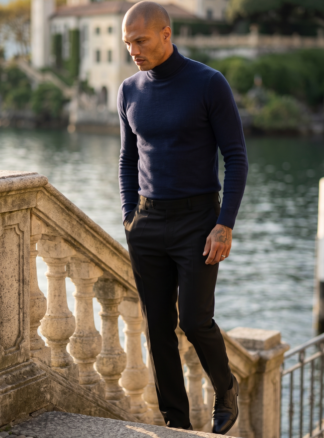 Trousers Raiël - Navy Blue