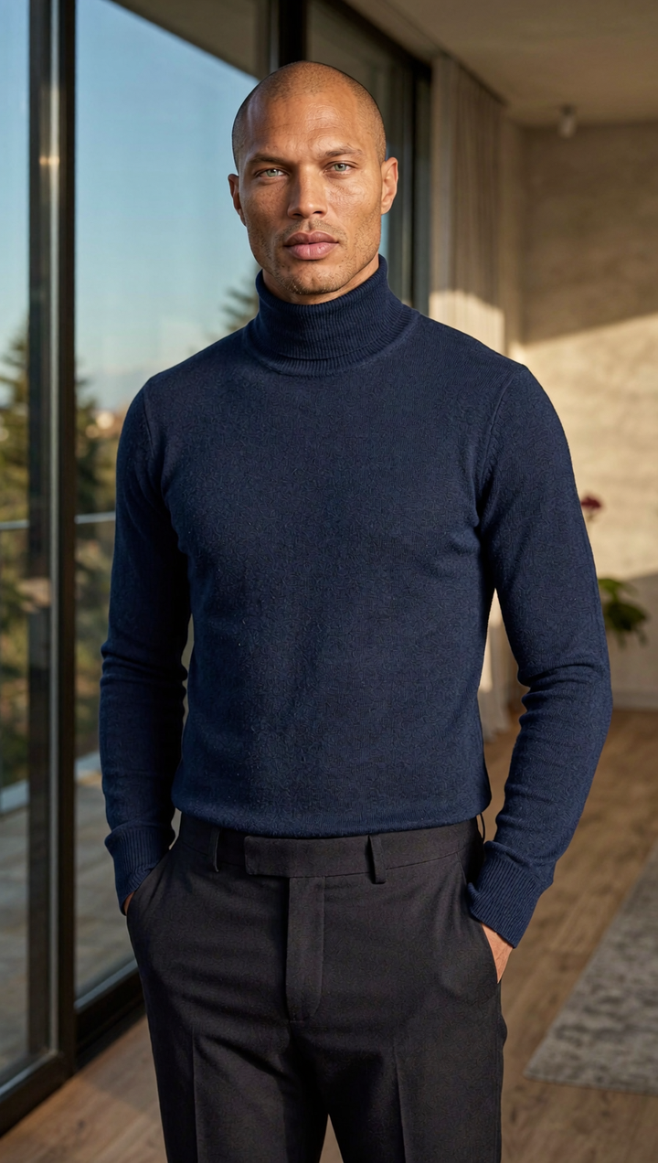 Turtleneck Raiël - Navy Blue
