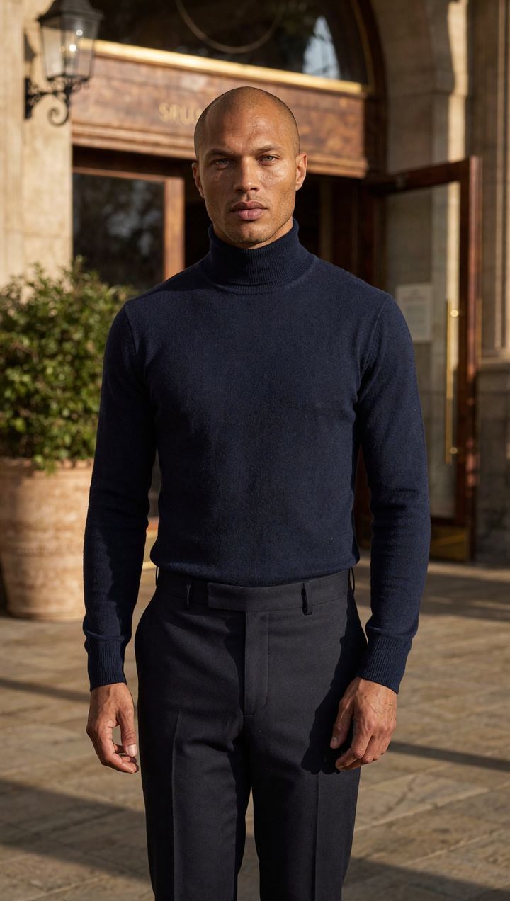 Turtleneck Raiël - Navy Blue