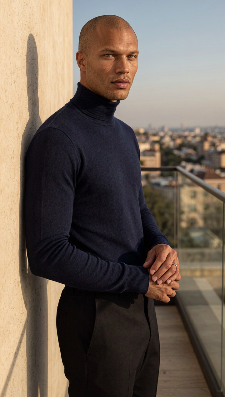 Turtleneck Raiël - Navy Blue