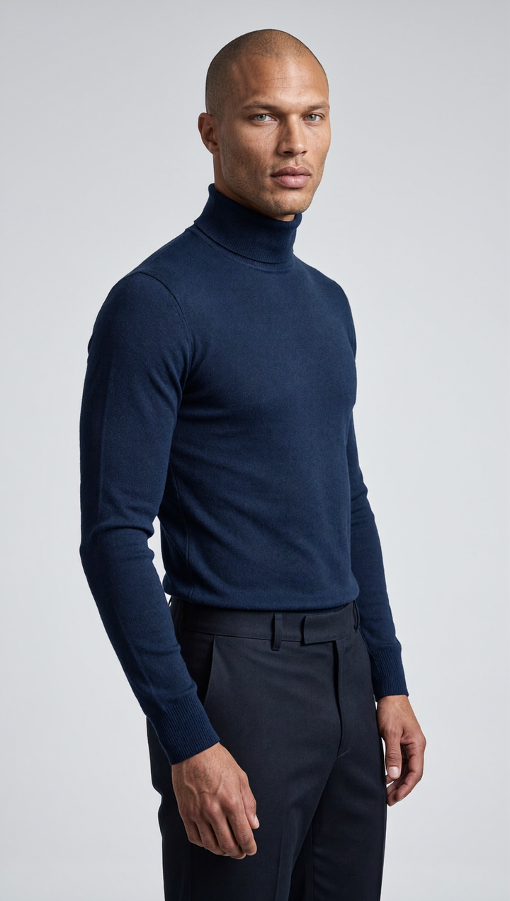 Turtleneck Raiël - Navy Blue