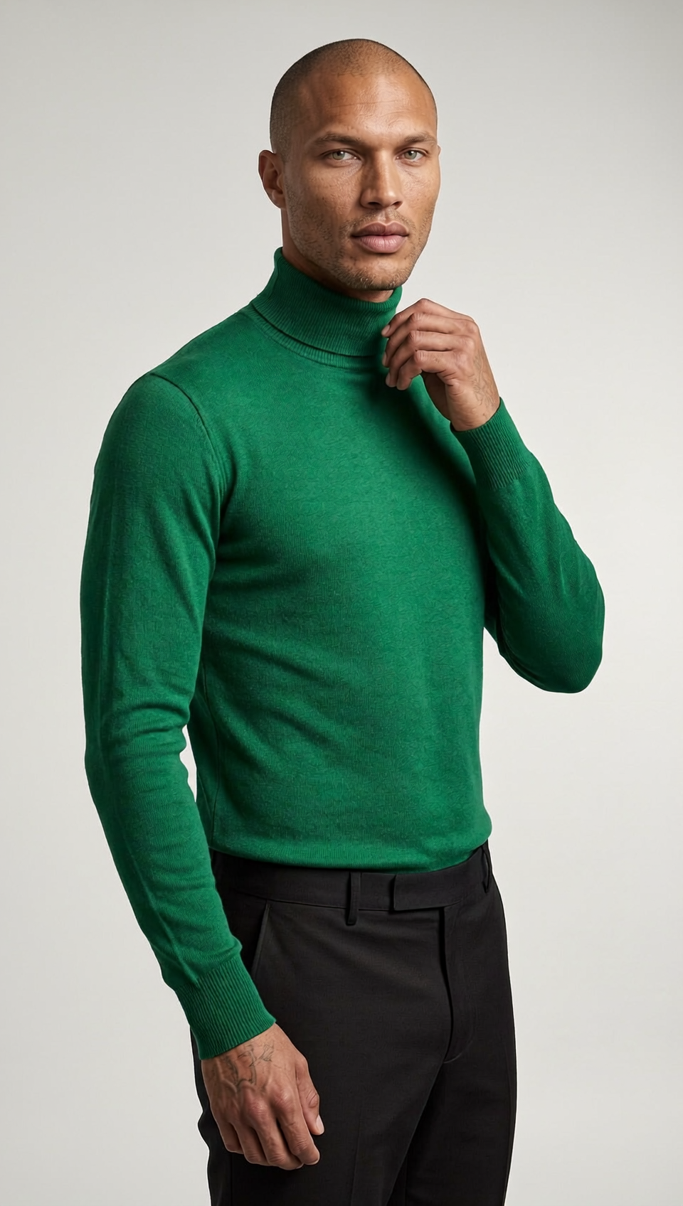 Turtleneck Raphaël - Cypress Green