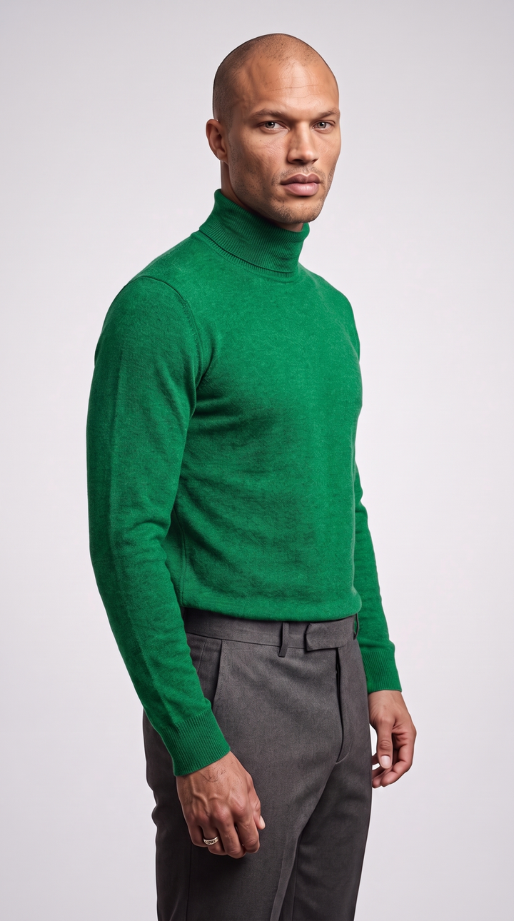 Turtleneck Raphaël - Cypress Green
