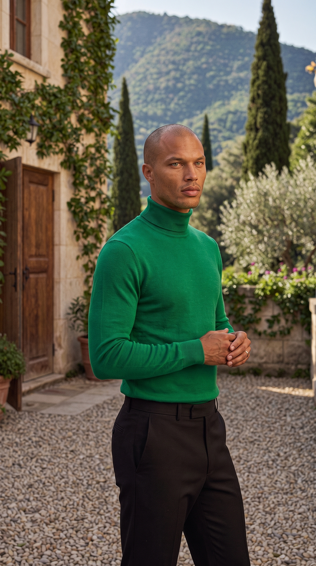Turtleneck Raphaël - Cypress Green