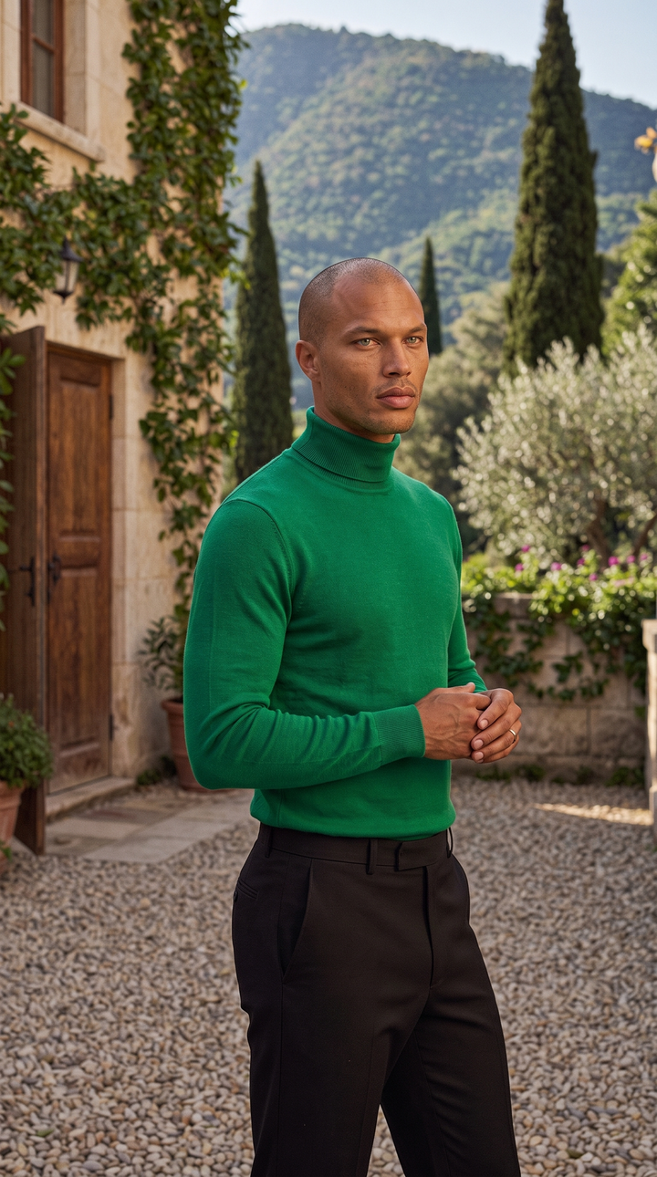 Turtleneck Raphaël - Cypress Green