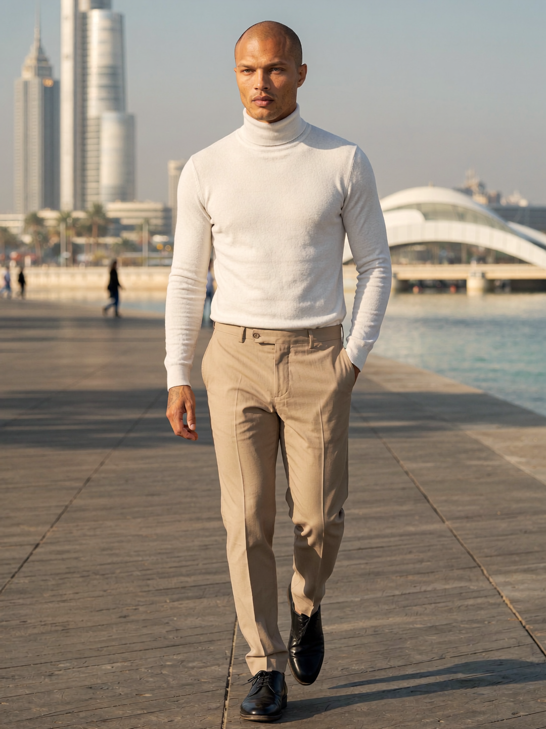 Trousers Eliël - Sand Beige