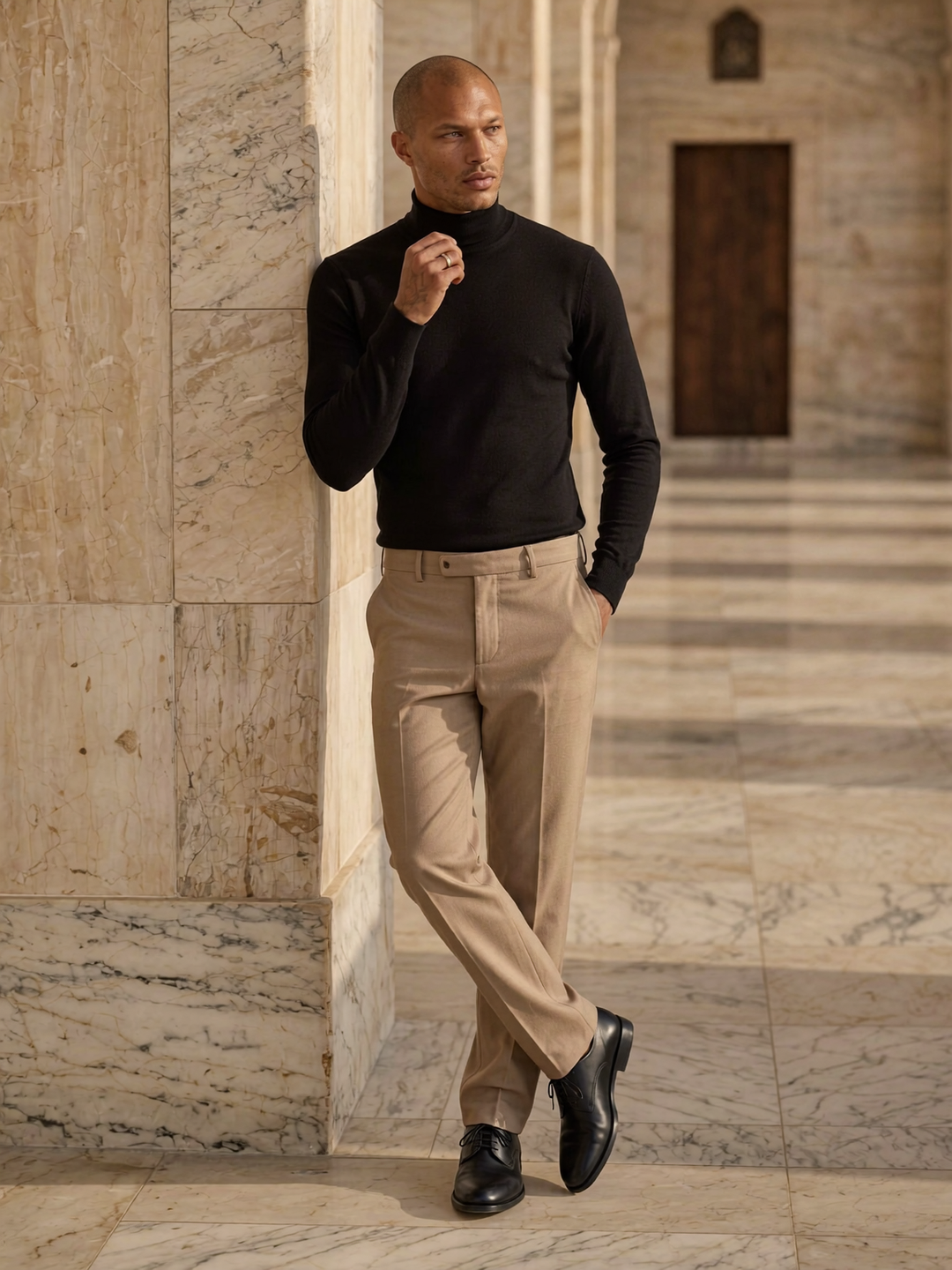 Trousers Eliël - Sand Beige