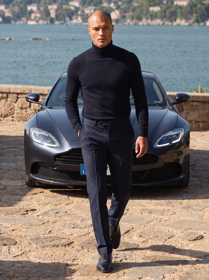 Trousers Raiël - Navy Blue